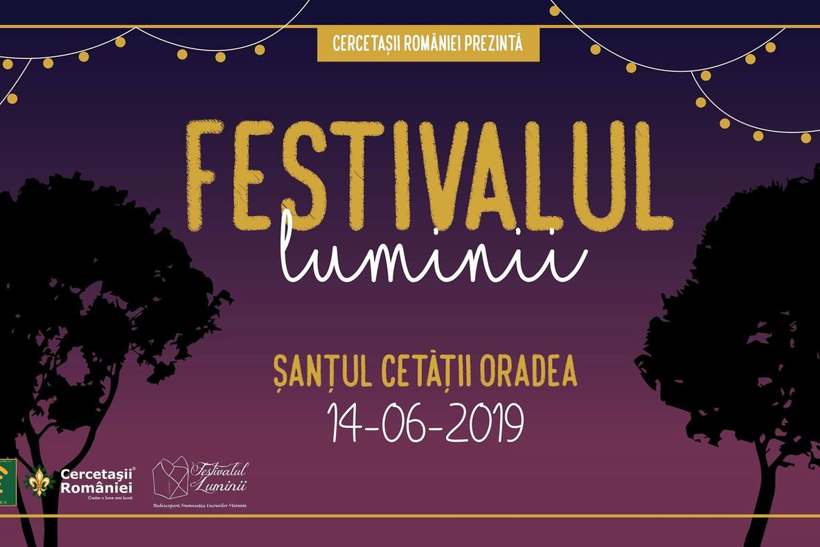 Șanțul cetății Oradea va găzdui cea de-a XII-a ediție a Festivalului Luminii