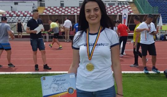 Polițistă bihoreancă, campioană națională la atletism