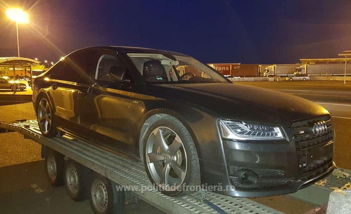 Autoturism căutat de autorităţile din Germania, depistat de poliţiştii de frontieră de la P.T.F. Nădlac II