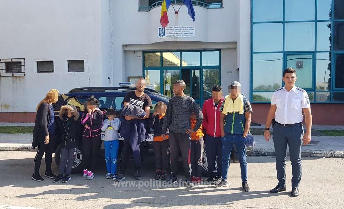 Zece cetăţeni din Algeria și Palestina, depistați la graniţa cu Ungaria