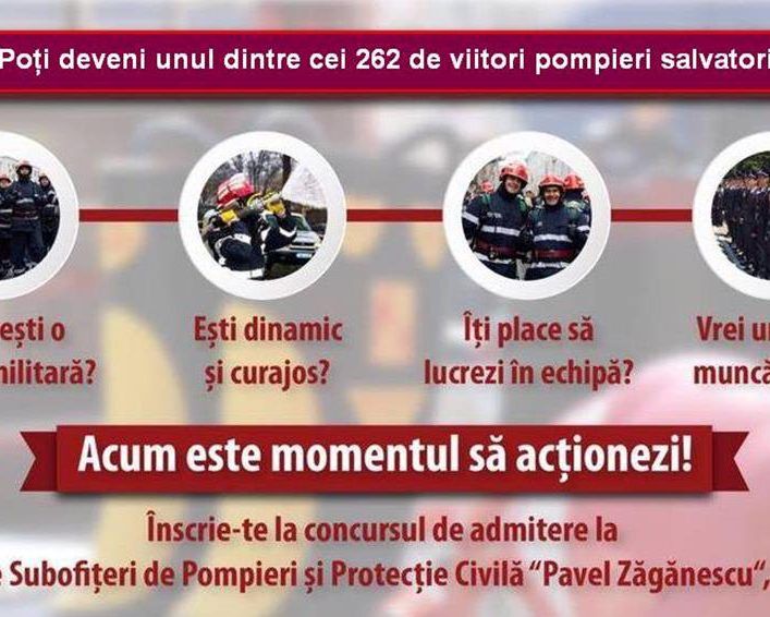Alege să fii pompier militar!-campanie de recrutare a pompierilor bihoreni