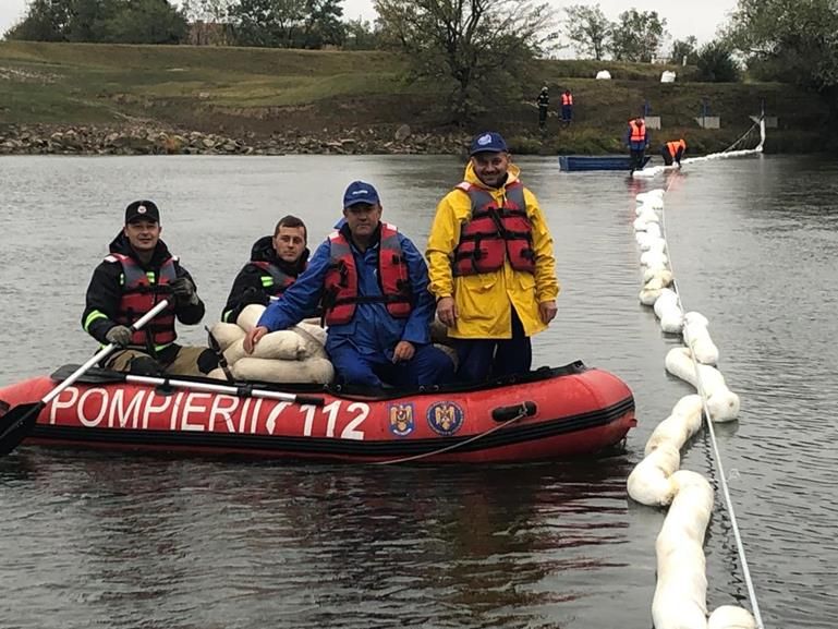 Exerciţiu de cooperare desfășurat în comuna Toboliu, în ipoteza producerii unei poluări accidentale pe râul Crișul Repede