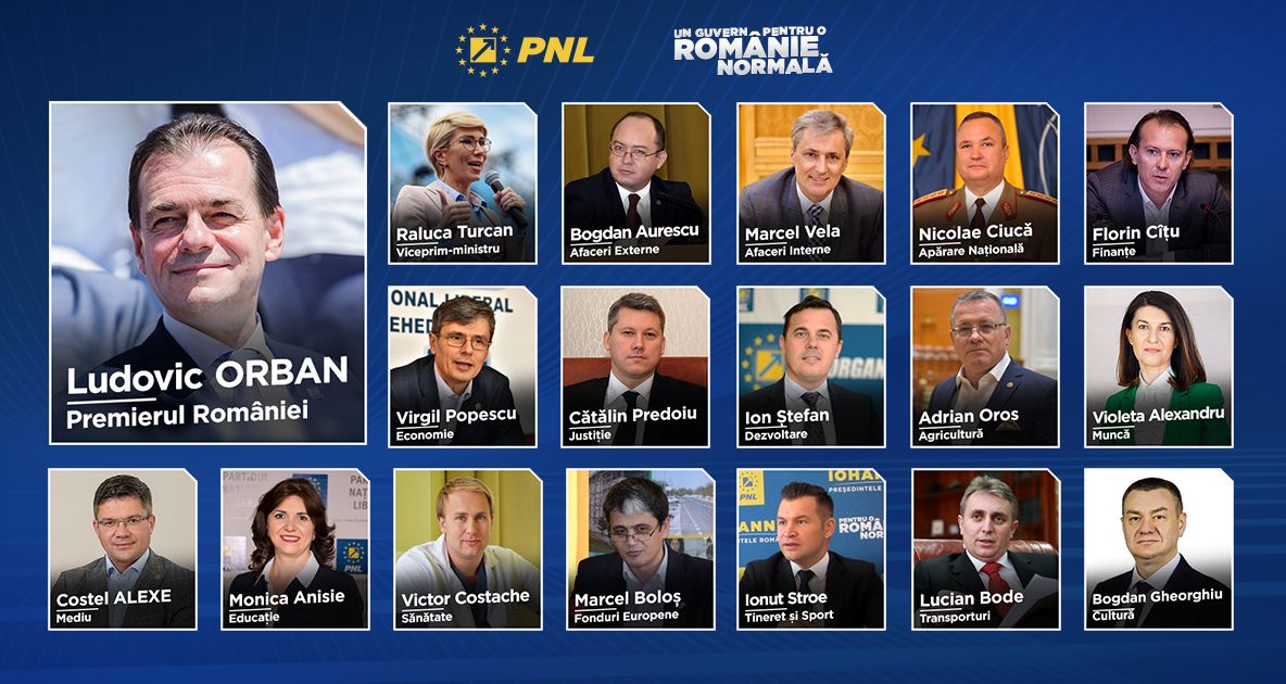 PNL a prezentat propunerile de miniștri și programul de guvernare