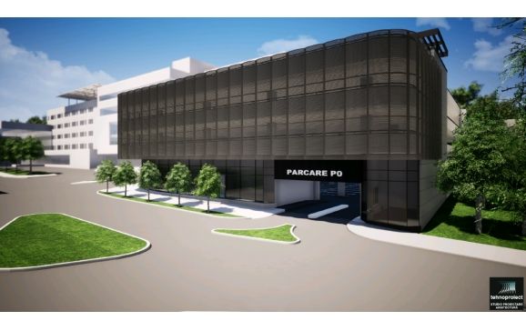 Continuă lucrările de extindere a Spitalului Județean și se fac pregătiri pentru parcarea supraetajată