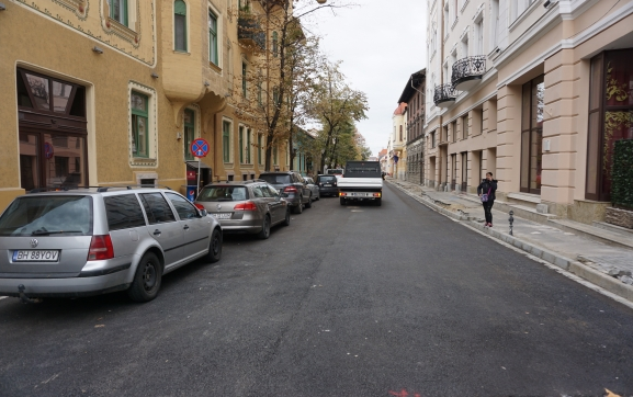 Circulația rutieră pe strada M. Eminescu a fost redeschisă