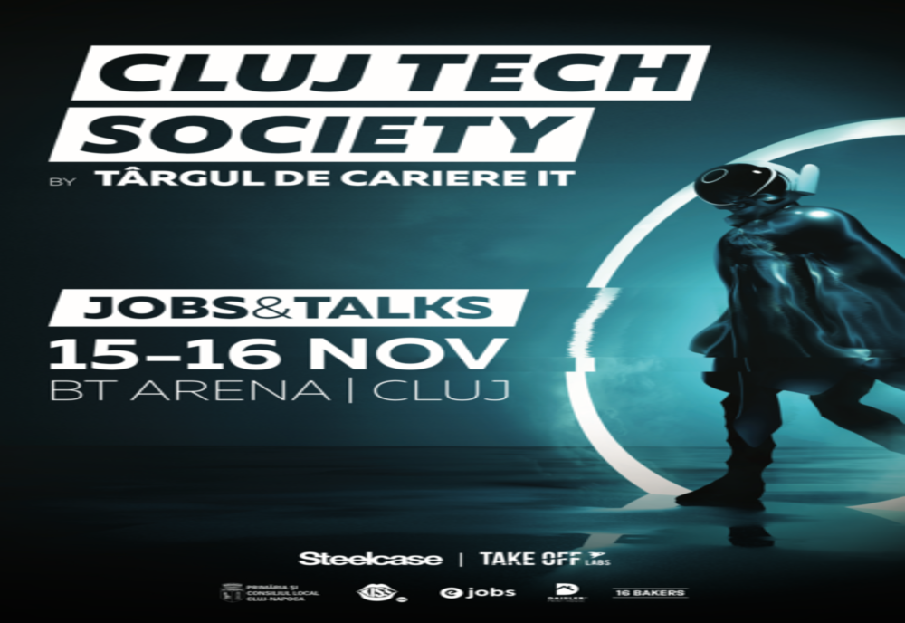 Cluj Tech Society, cel mai mare eveniment de recrutare și employer branding în IT din România, are loc la Cluj