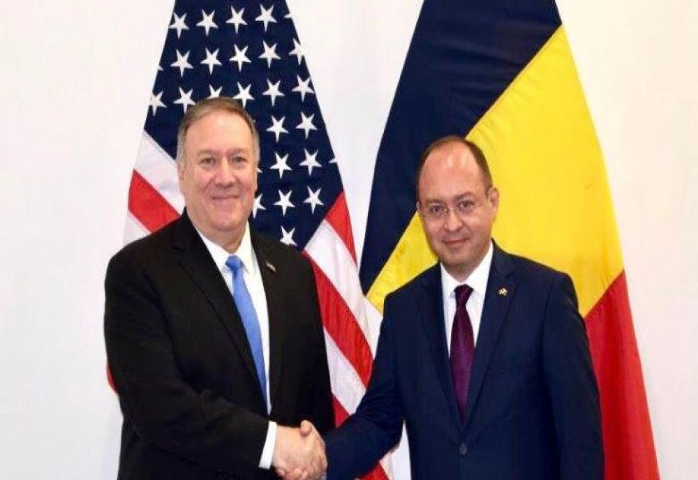  Bogdan Aurescu și Mike Pompeo, secretarul de stat al SUA, discuții despre ridicarea vizelor românilor 