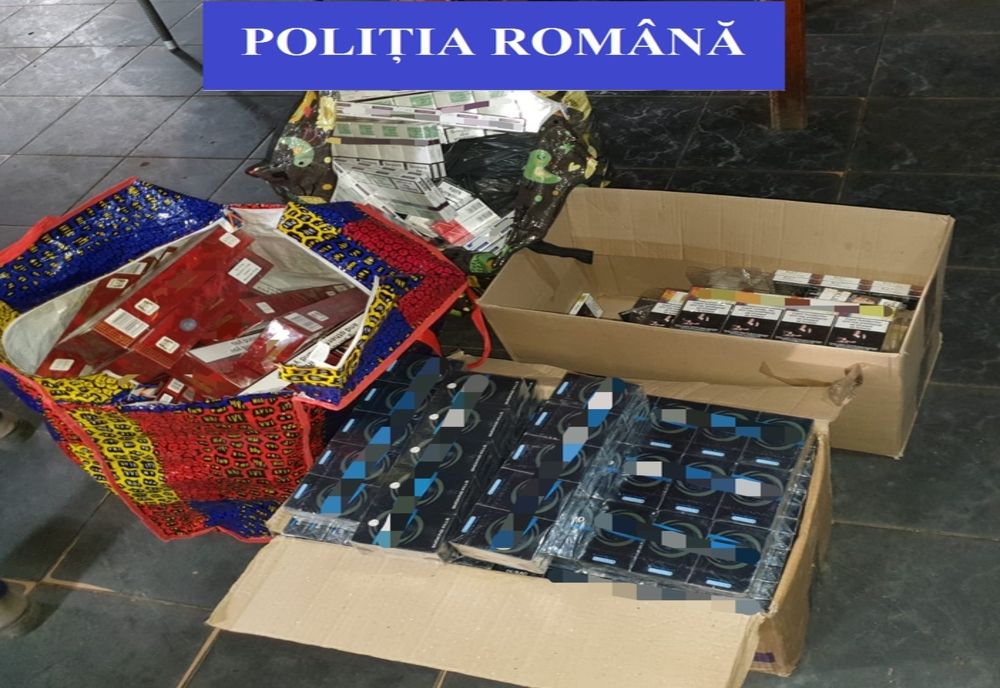 FOTO | Percheziţii în Oradea! Oamenii legii au confiscat aproape 260.000 de țigarete nemarcate