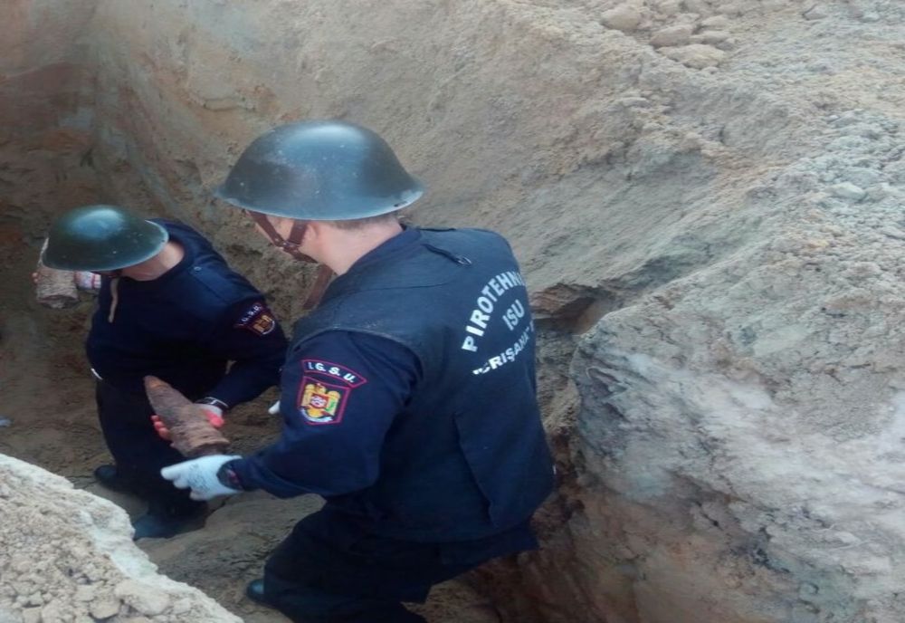 Proiectil de 152 mm descoperit în Girișu de Criș
