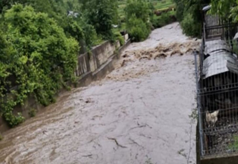VIDEO | Familie dintr-o localitate din Bihor evacuată din calea apelor 