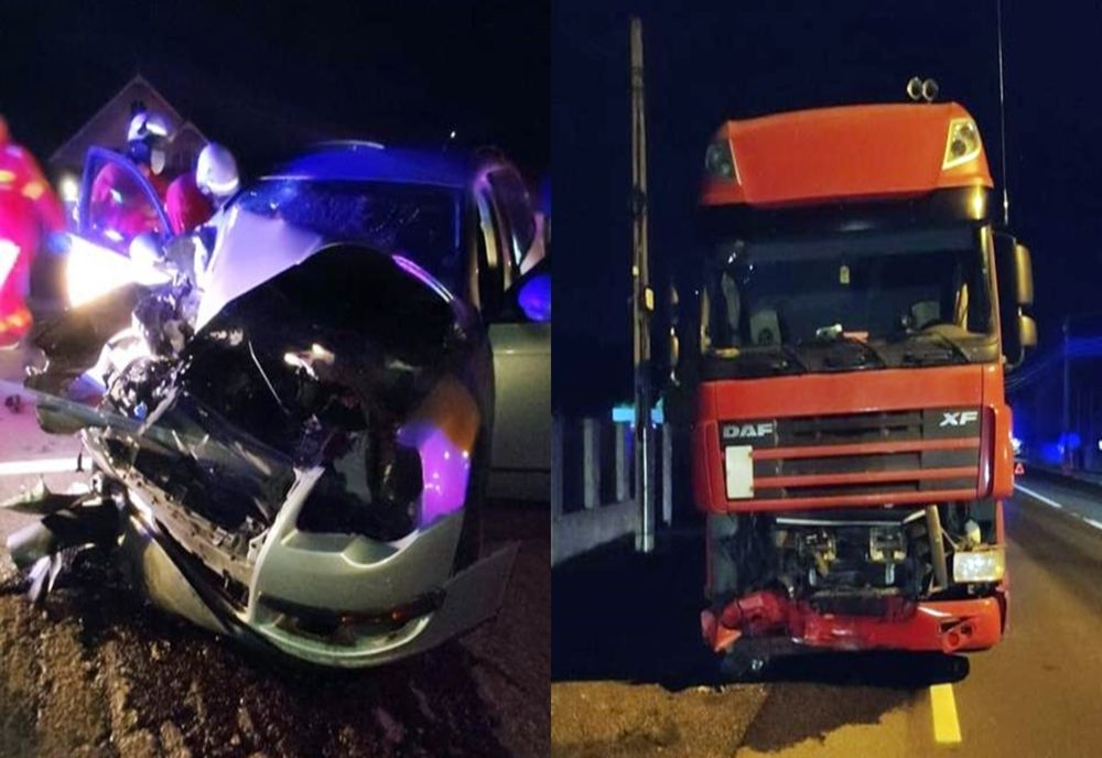 Orădean, implicat într-un accident rutier în Bistrița
