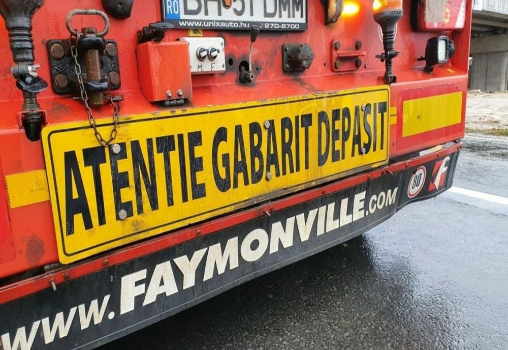 Transport agabaritic | Pe unde va trece camionul de 83 de tone