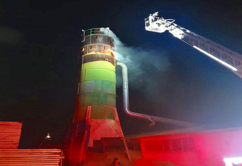 Incendiu la o fabrică de sicrie din Toboliu