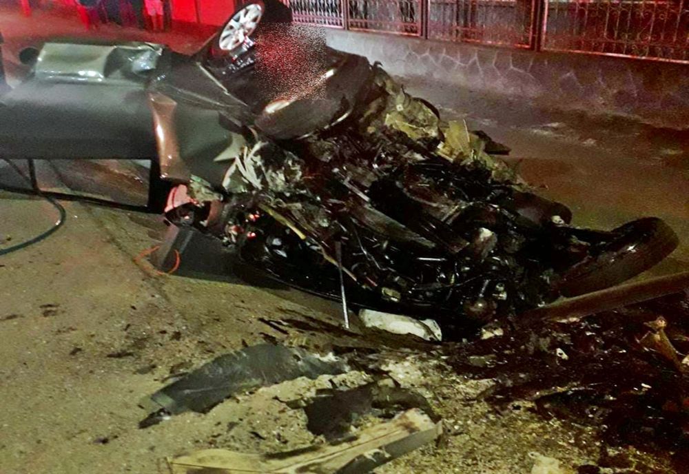 FOTO: Accident cumplit pe DN 17, în Reteag! Un tânăr din Suceava a murit, iar o orădeancă a fost grav rănită