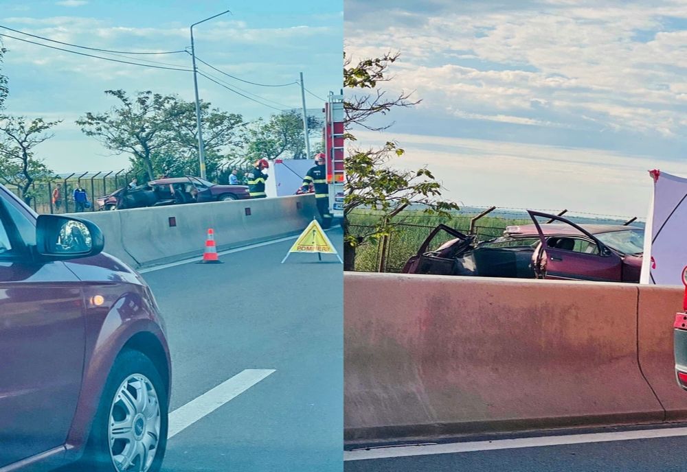 Accident grav la intrare în Oradea! O persoană a murit, iar șoferița și un copil au fost duși la spital