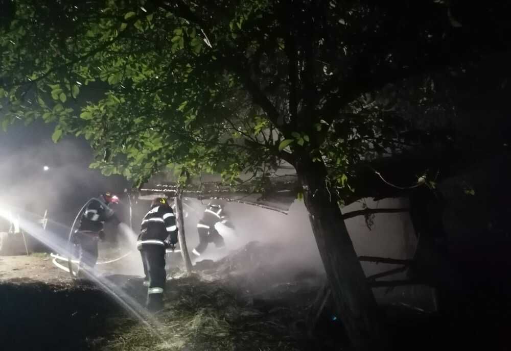 Incendiu în miez de noapte în Ciutelec, provocat, cel mai probabil, în mod intenționat