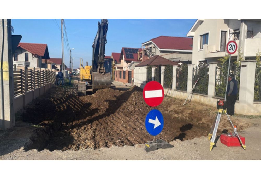 A început modernizarea străzii Eugen Potoran, din cartierul Grigorescu