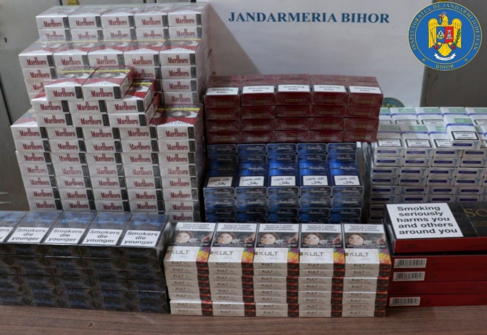 Bărbat depistat de jandarmii bihoreni cu peste 500 de pachete de țigări de contrabandă