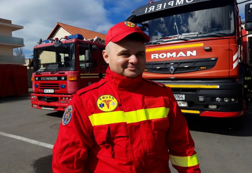 Aflat în timpul liber, pompierul orădean Romeo Romocea a salvat viața unui pieton lovit de autoturism