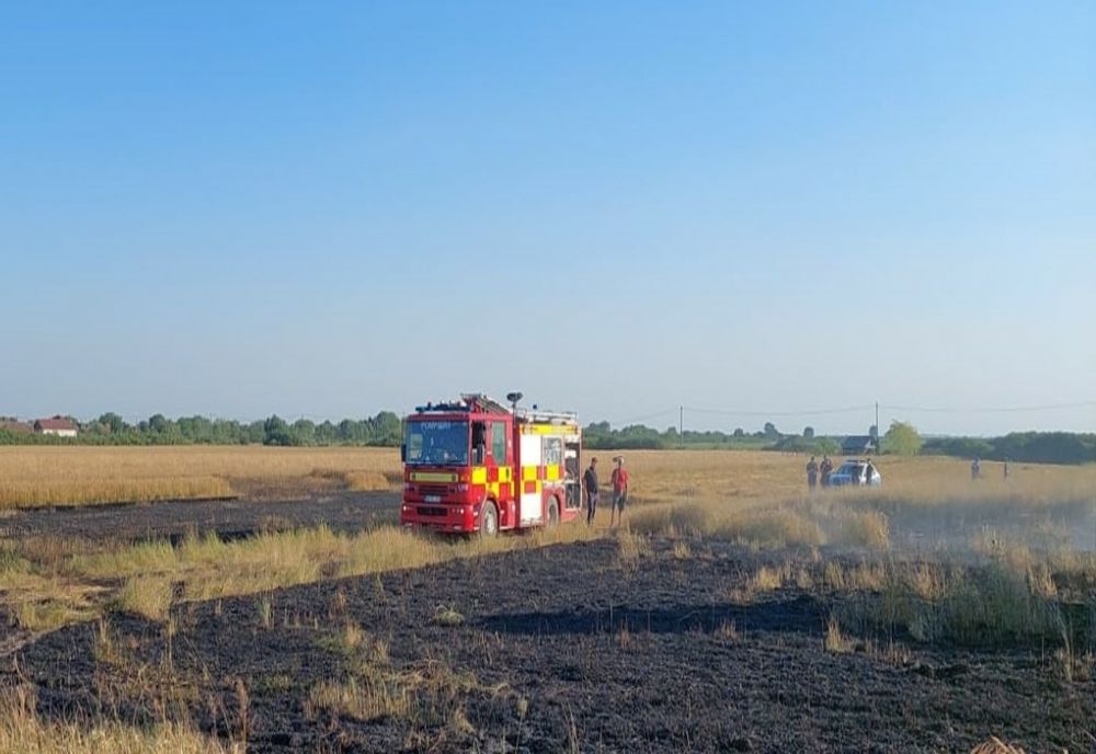 Cinci incendii produse în interval de circa șase ore în județul Bihor