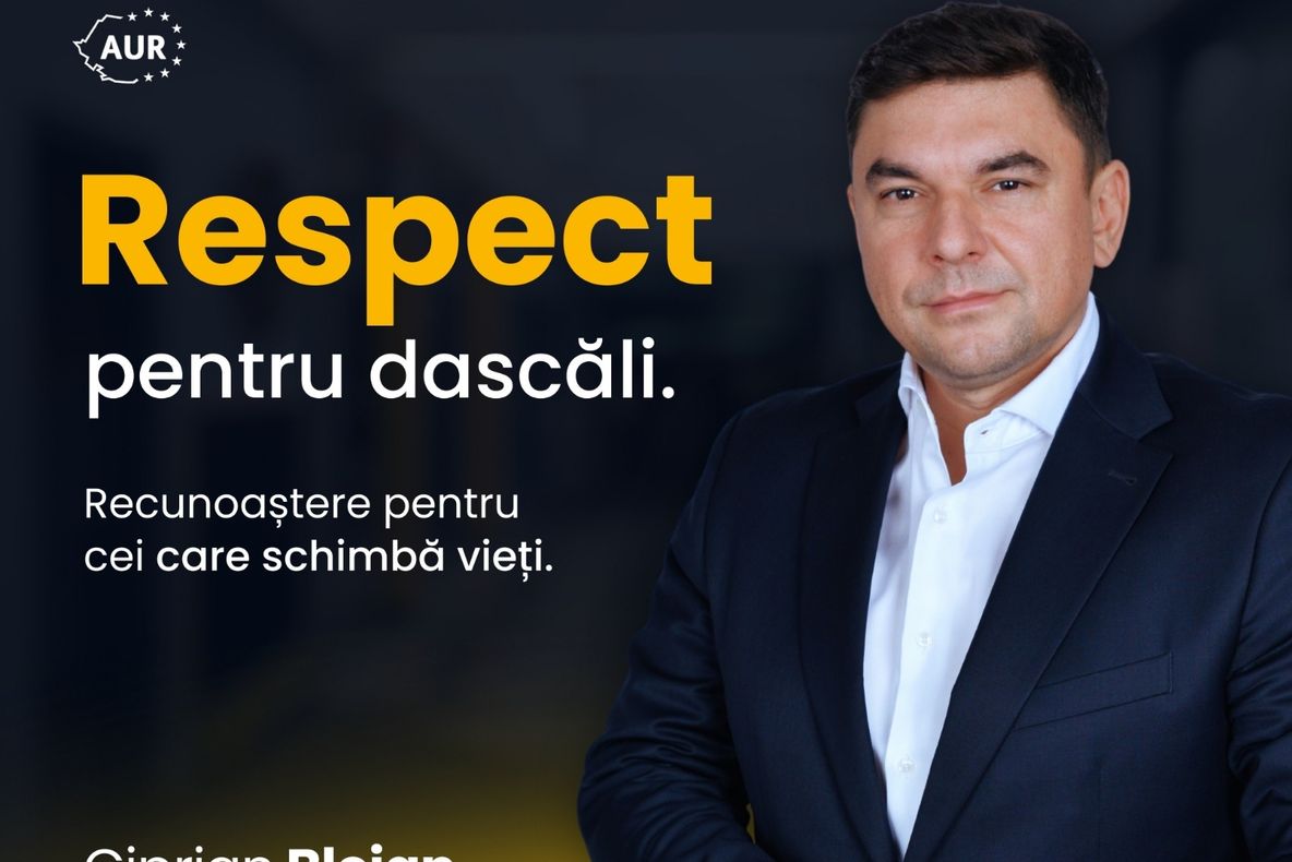 CIPRIAN BLEJAN, CANDIDAT AUR LA PREŞEDENŢIA CONSILIULUI JUDEȚEAN BIHOR: ”RESPECT PENTRU DASCĂLI. RECUNOAȘTERE PENTRU CEI CARE SCHIMBĂ VIEȚI”