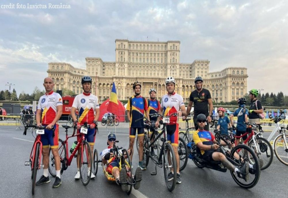 MILITARII RĂNIȚI INVICTUS PARTICIPĂ LA COMPETIȚIA DE CICLISM L’ÉTAPE ROMANIA BY TOUR DE FRANCE