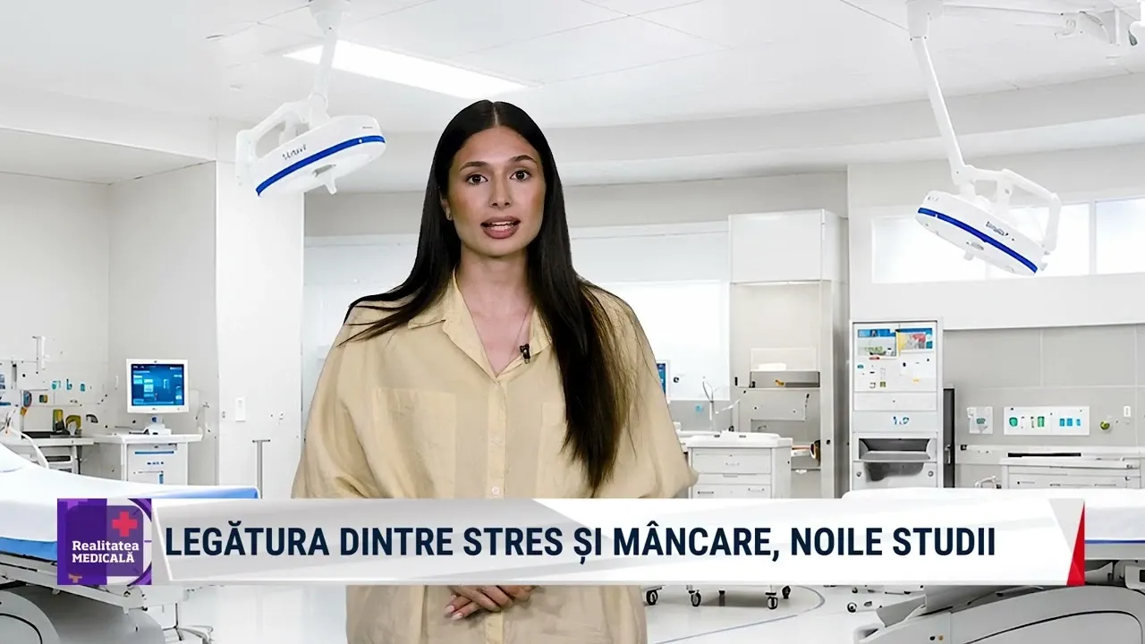 Realitatea medicală cu Nicole Păcuraru: De ce mâncăm mai mult când suntem stresați?