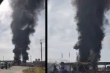 Ucraina lovește din nou devastator. Încă un depozit al "Amazonului rusesc" a fost distrus – VIDEO