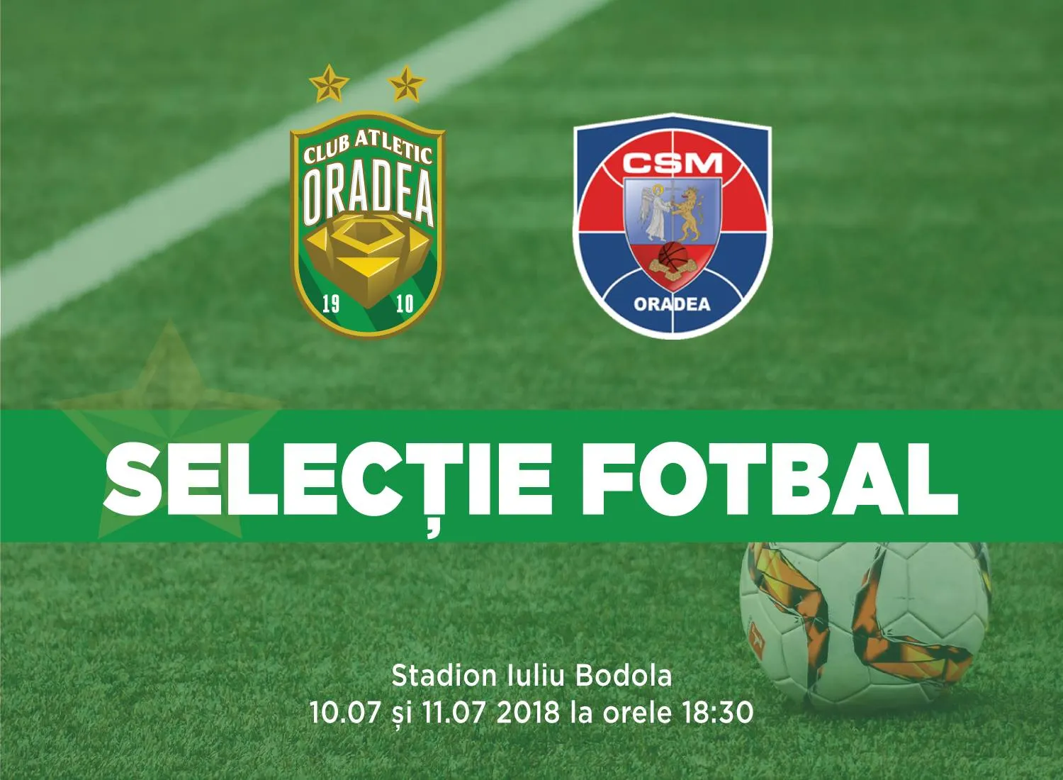 selectie fotbal Oradea