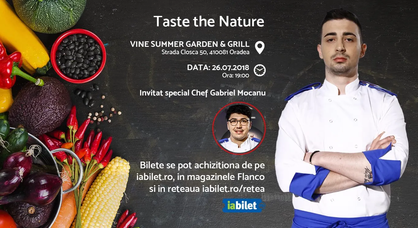 Taste the Nature chef Bogdan Vandici Oradea