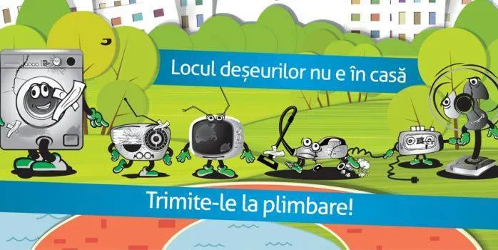 Colectare deșeuri la Săcuieni
