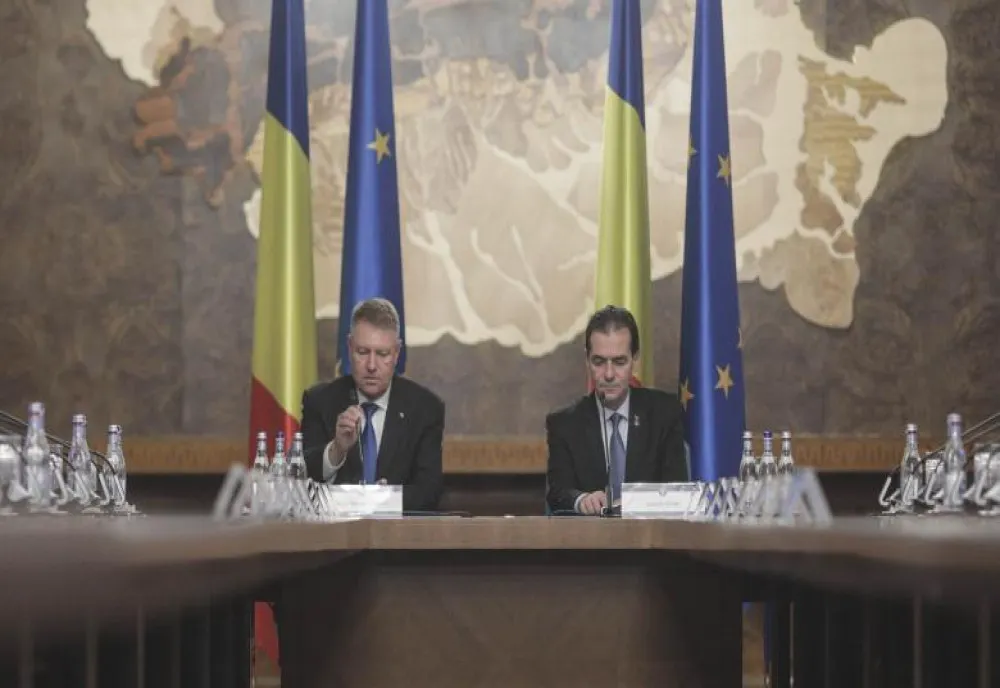 Klaus Iohannis participă la ședința de Guvern