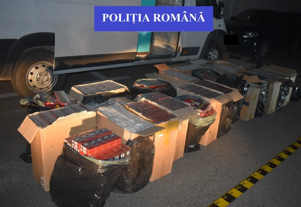 Bărbat din Salonta prins cu sute de mii de ţigarete de contrabandă (FOTO)