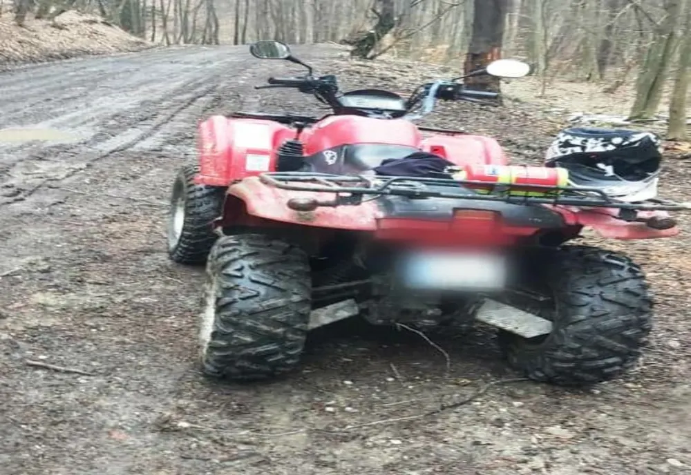 ATV furat din faţa unei case din Haieu! Un bărbat a fost arestat