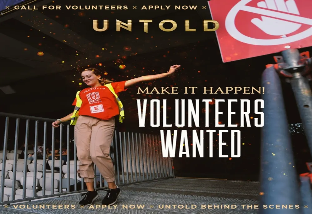 Au început înscrierile pentru voluntari la UNTOLD | Peste 2.000 de tineri sunt așteptați să intre în universul magic din Cluj-Napoca