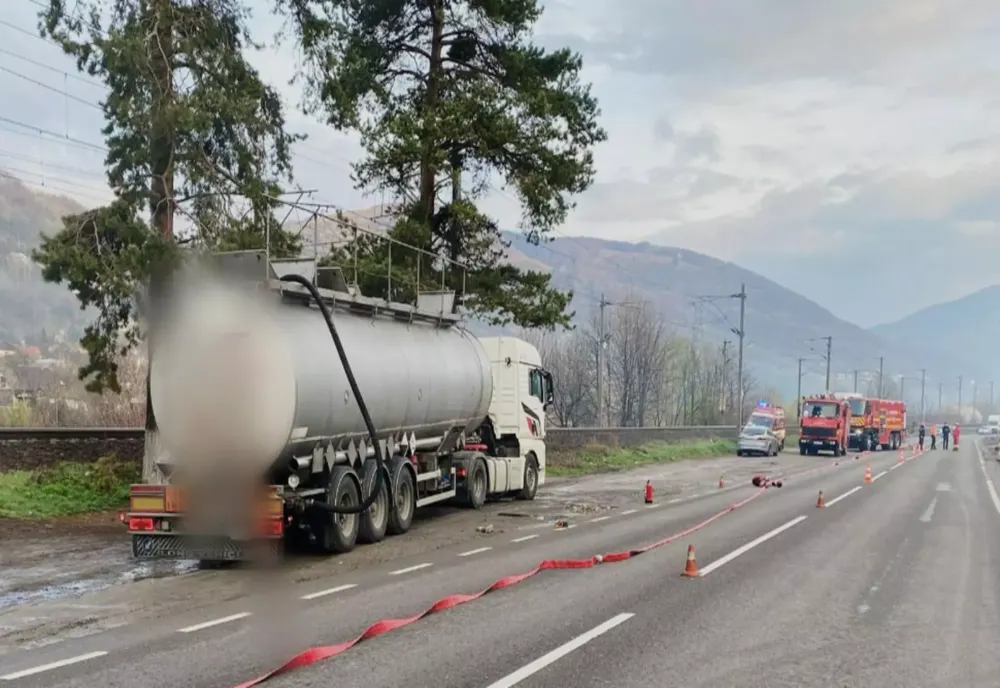 CIRCULAȚIE OPRITĂ PE DN 1. POLIȚIA RECOMANDĂ RUTA ALTERNATIVĂ PLOIEȘTI - BRAȘOV