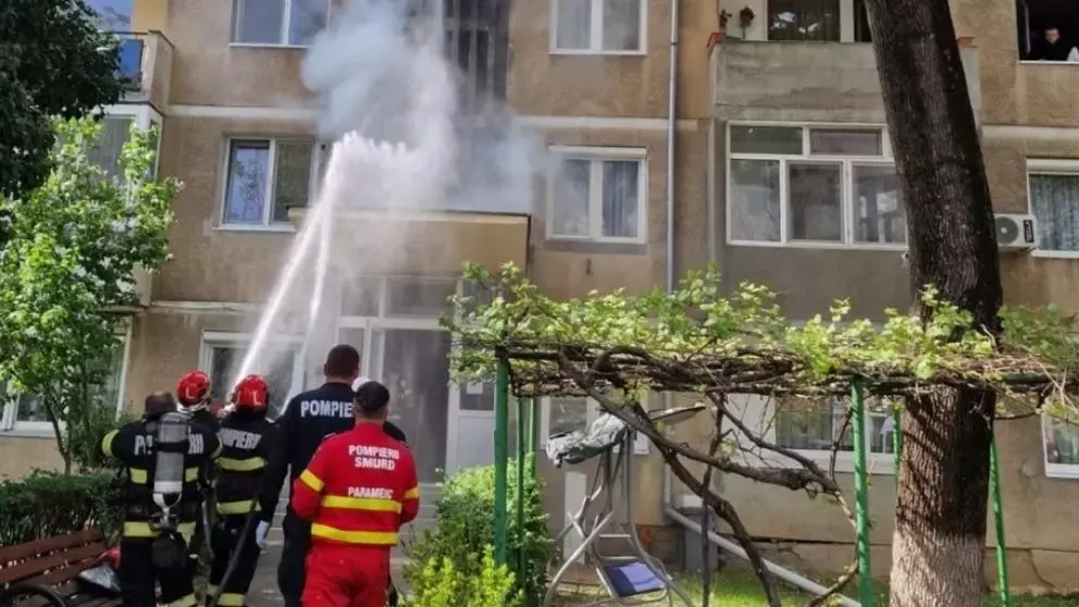 Incendiu la Oradea