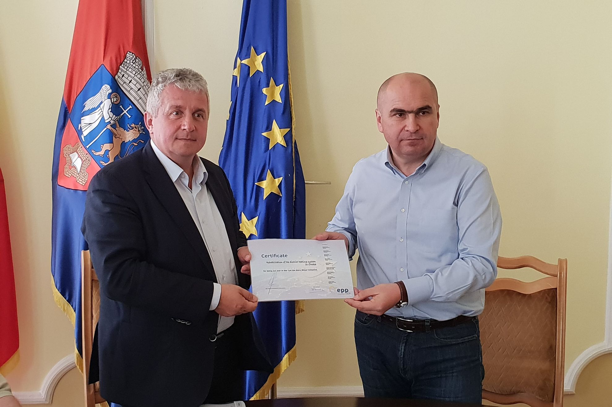 administrația din Oradea premiată de parlamentul european