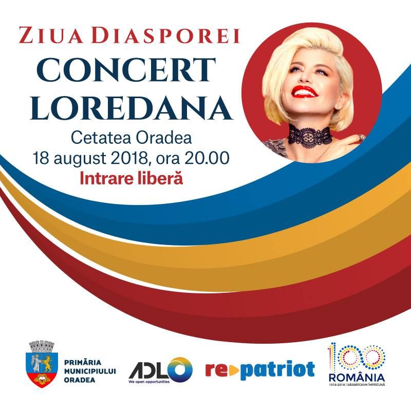 Ziua Diasporei – Oradea te așteaptă! - concert Loredana