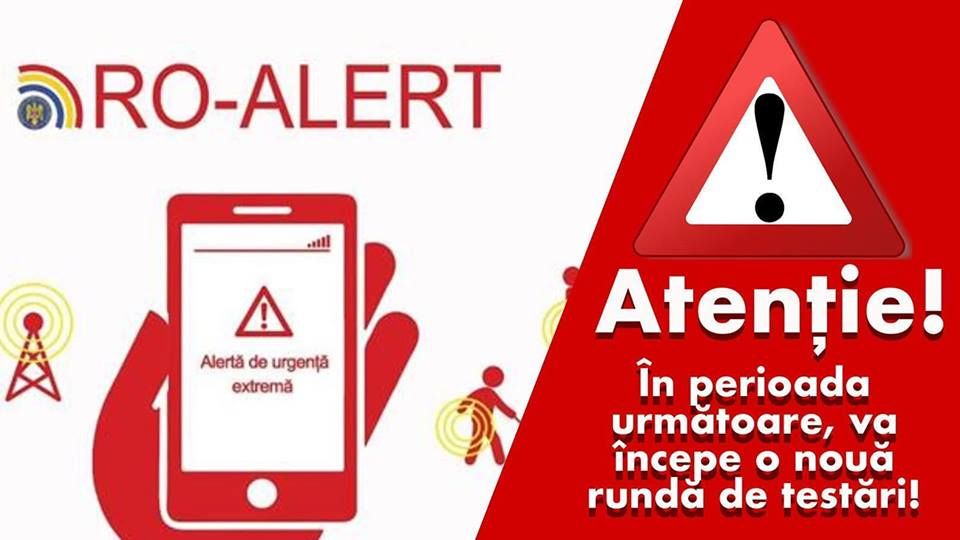 Testarea sistemului RO-ALERT