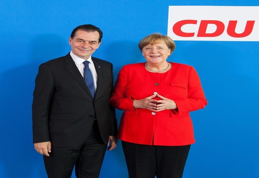 Angela Merkel i-a transmis felicitări lui Ludovic Orban pentru preluarea mandatului de premier