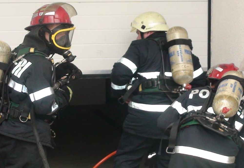 Incendiu la Palatul de Justiție din Oradea