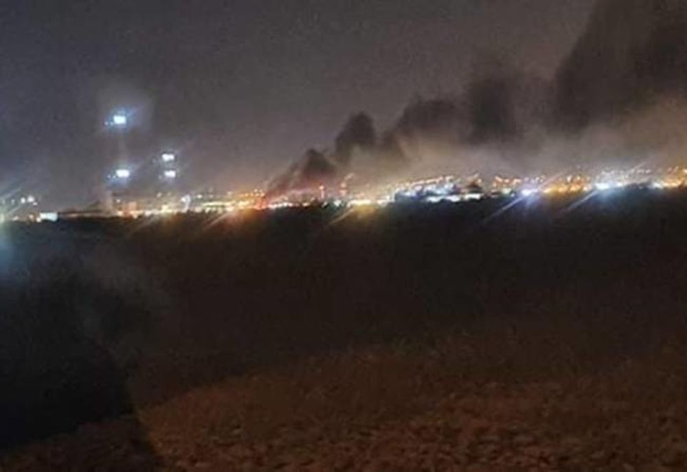 Incendiu puternic la o firmă de pe șoseaua Borșului