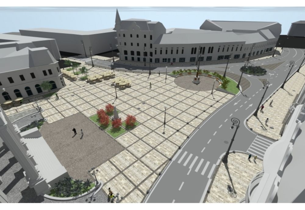 Lucrările din Piața Ferdinand vor fi finalizate în primăvara anului viitor