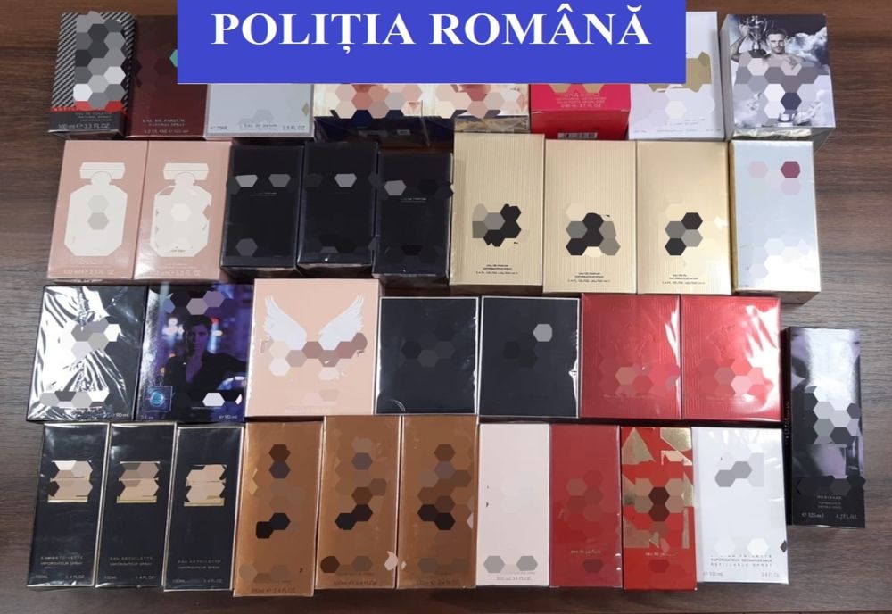 Parfumuri contrafăcute, confiscate de polițiștii din Marghita de la un arădean