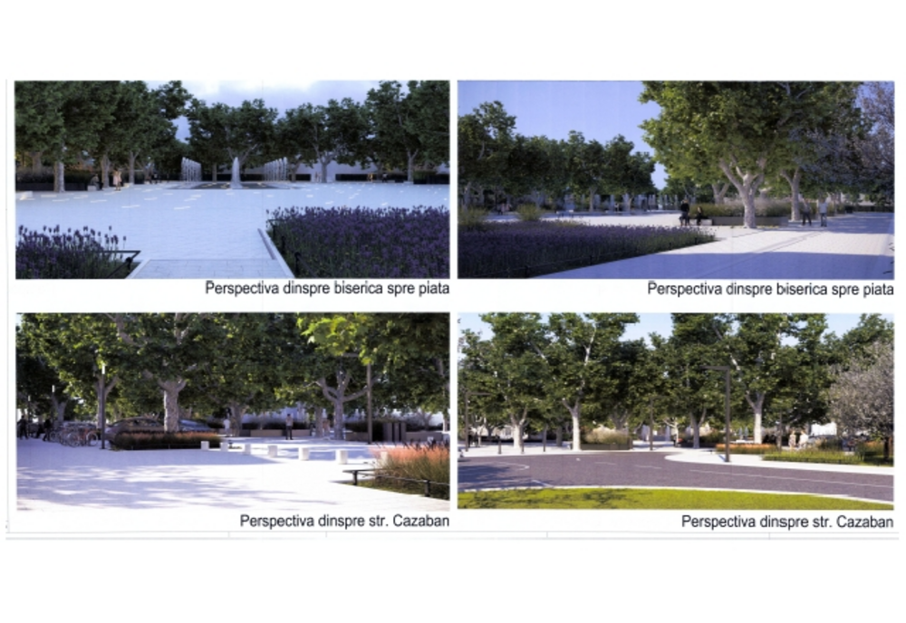 Au început lucrările de amenajare a centrului de cartier din Ioșia