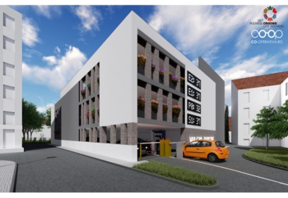 S-a semnat contractul pentru parcarea supraetajată de pe strada Iosif Vulcan din Oradea