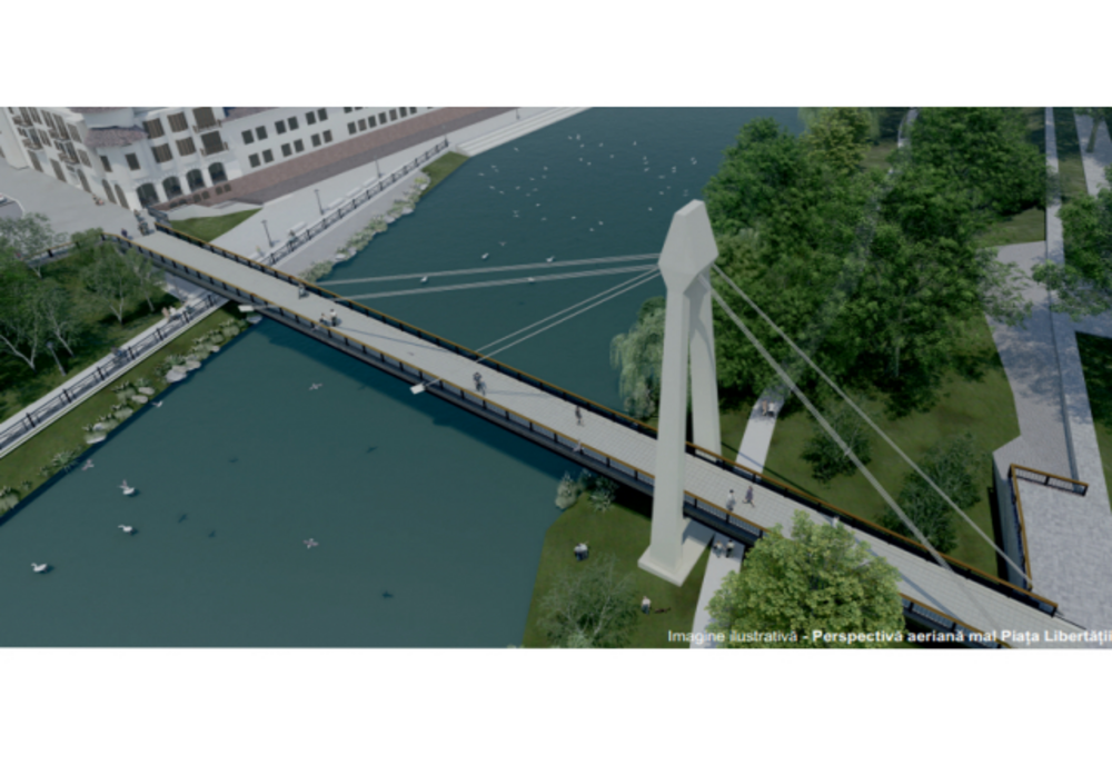 Podul Intelectualilor din Oradea va fi reabilitat