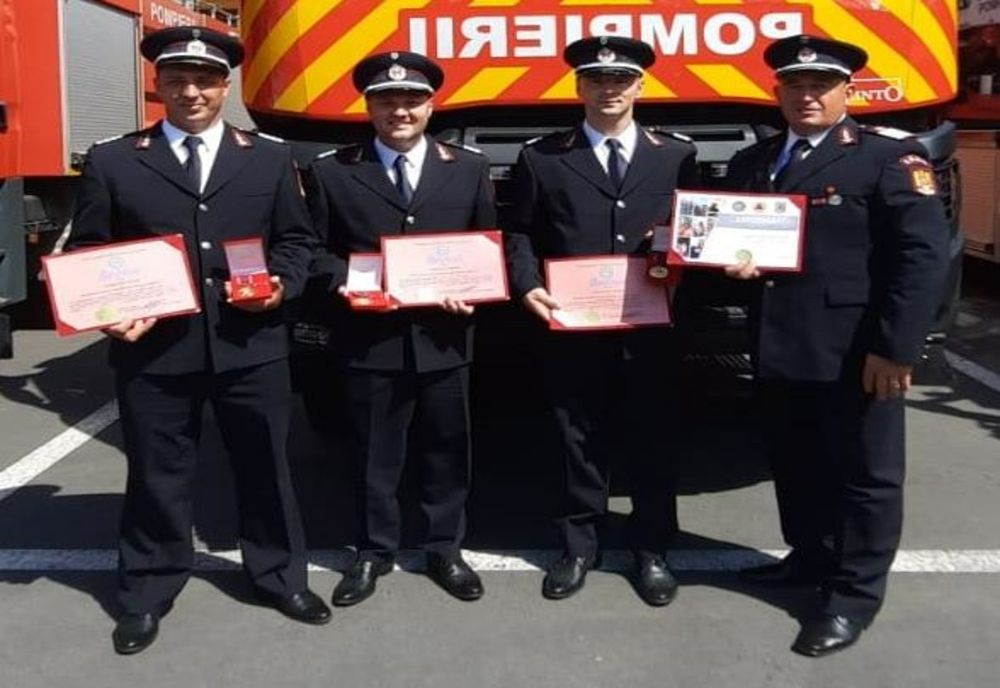 Pompierilor bihoreni mobilizați în Franța le-au fost conferite distincții și au fost înaintați în gradul următor