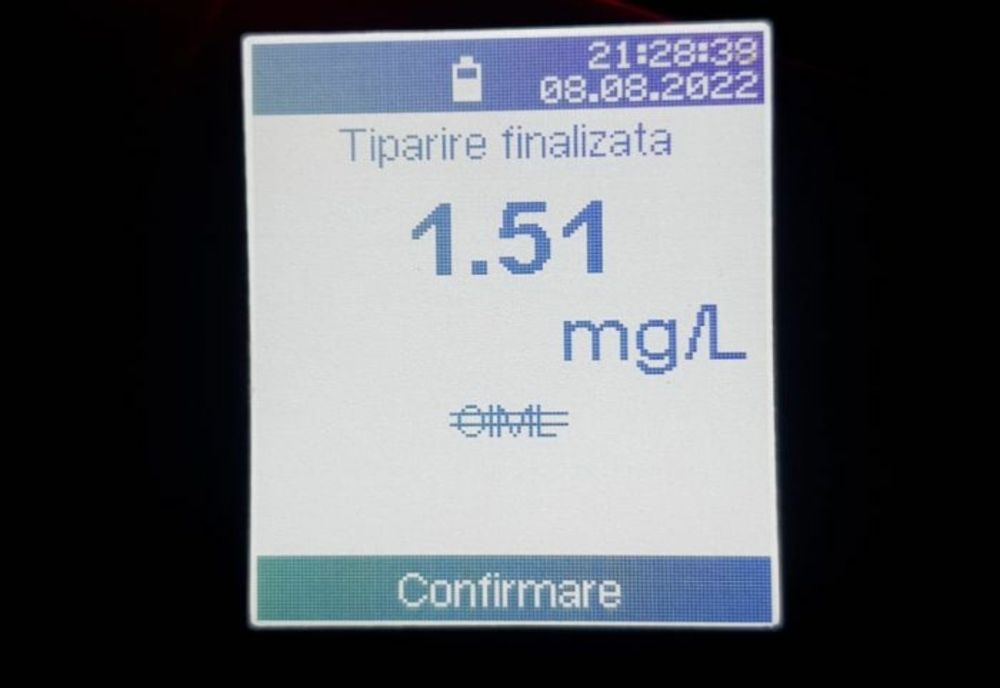Conducea un microbuz cu 1,51 mg/l alcool pur în aerul expirat